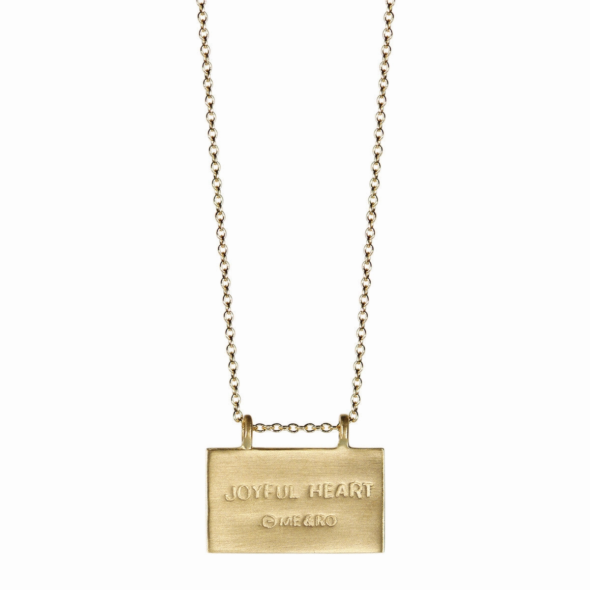 10K Gold Joyful Heart Foundation Fearlessness Pendant