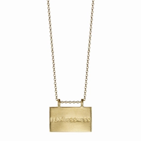 10K Gold Joyful Heart Foundation Fearlessness Pendant