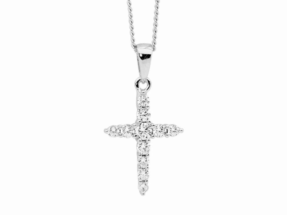 15mm Cross Pendant - 3 colours