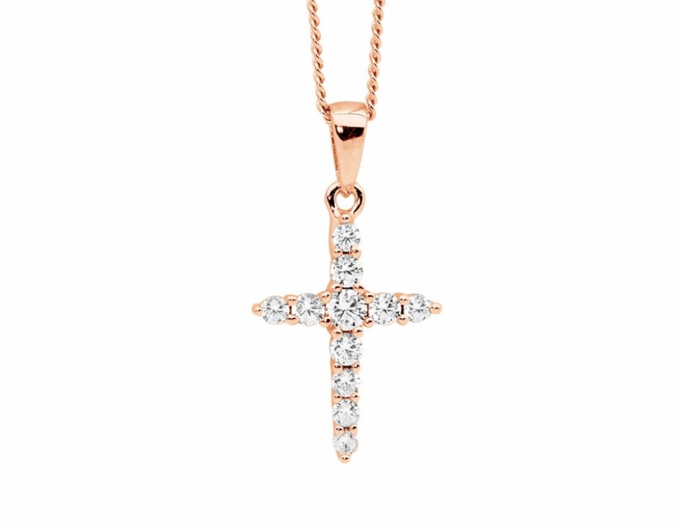 15mm Cross Pendant - 3 colours