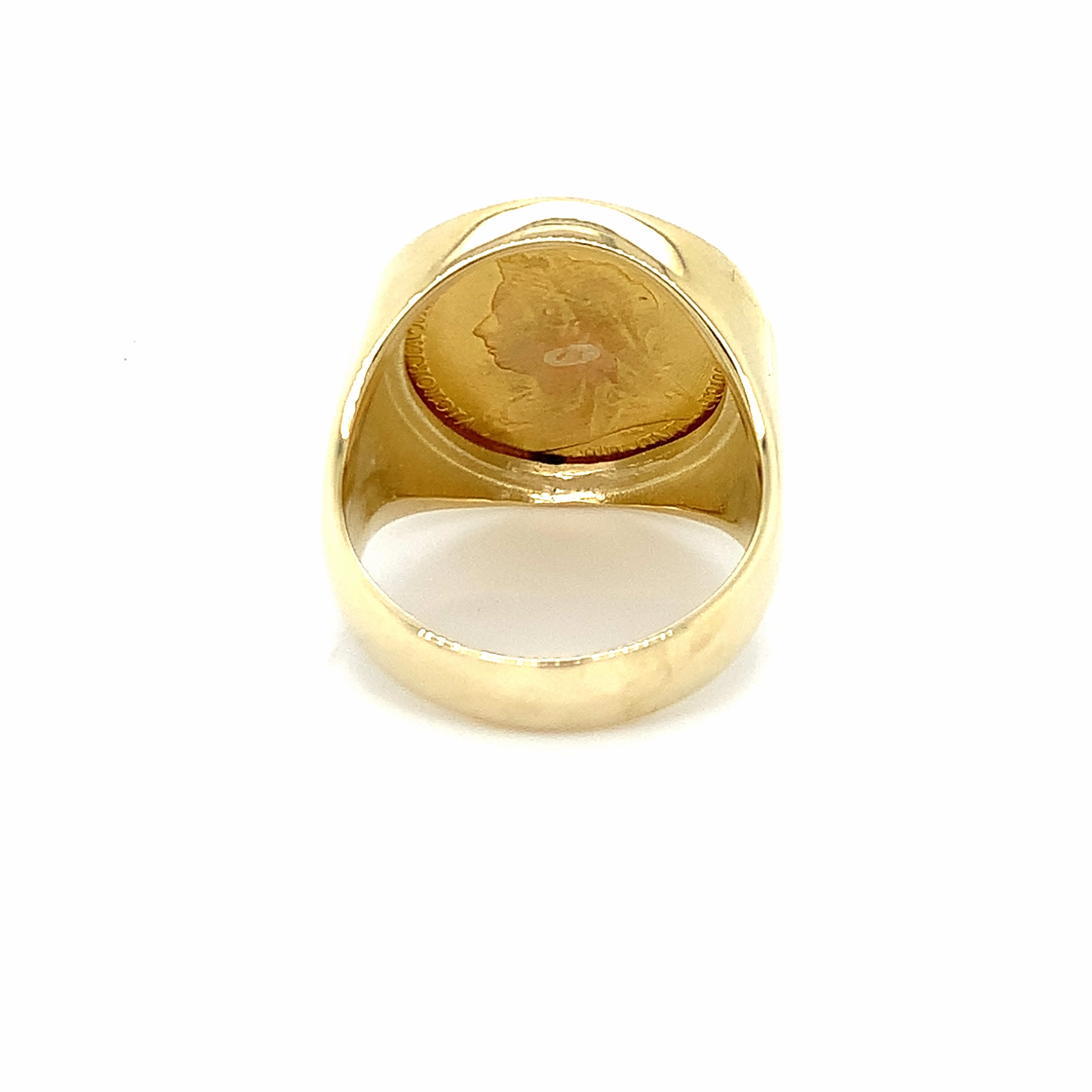 1895 Half Sovereign Ring