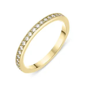 18ct Yellow Gold 0.23ct Diamond Wedding Half Eternity Ring