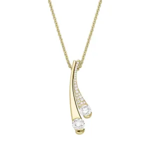 18ct Yellow Gold 0.35ct Diamond Necklace