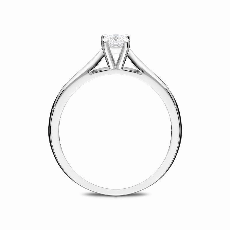 18ct White Gold 0.20ct Diamond Solitaire Ring