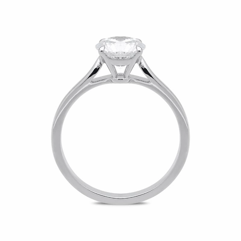 18ct White Gold 1.50ct Diamond Brilliant Cut Solitaire Ring D