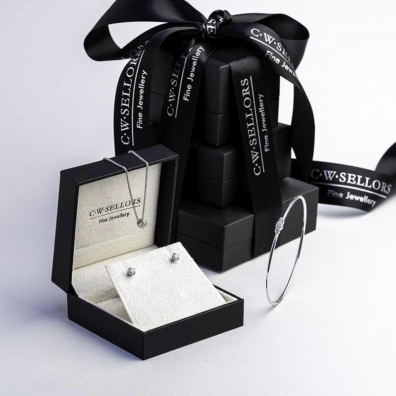 18ct White Gold Diamond Three Piece Gift Set