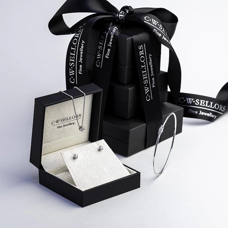 18ct White Gold Diamond Three Piece Gift Set