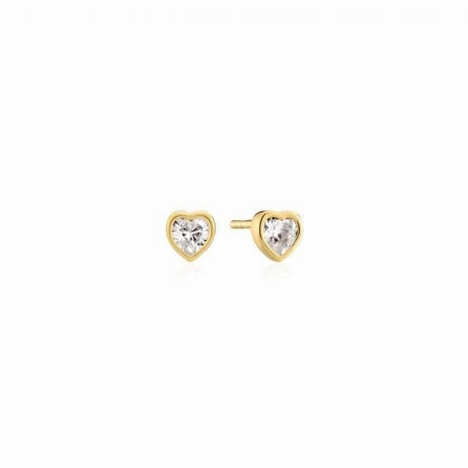 18k Gold Plated Amorino Earrings SJ-E2492-CZ-YG
