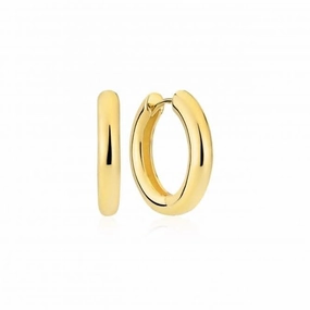 18k Gold Plated Carrara Pianura Medio Earrings SJ-E2471-YG