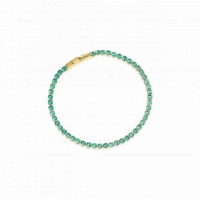 18k gold plated Ellera Grande Bracelet SJ-B2870-TQCZ-YG