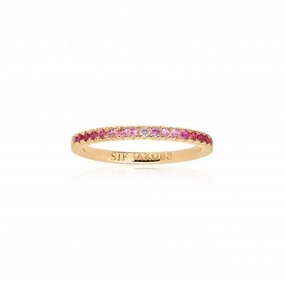 18k Gold Plated Ellera Ring SJ-R2869-GPK-YG