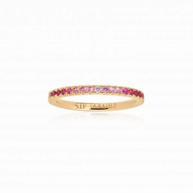 18k Gold Plated Ellera Ring SJ-R2869-GPK-YG