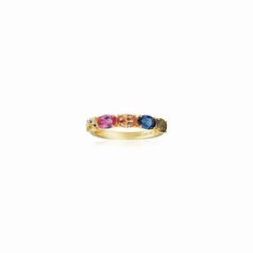 18k Gold Plated Ellisse Cinique Ring SJ-R2341-XCZ-YG
