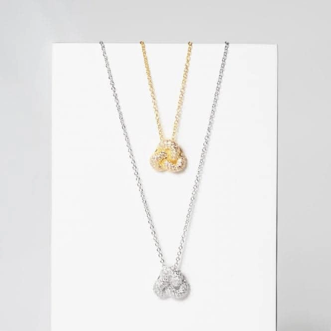 18k gold plated Imperia Necklace SJ-N10752-CZ-YG
