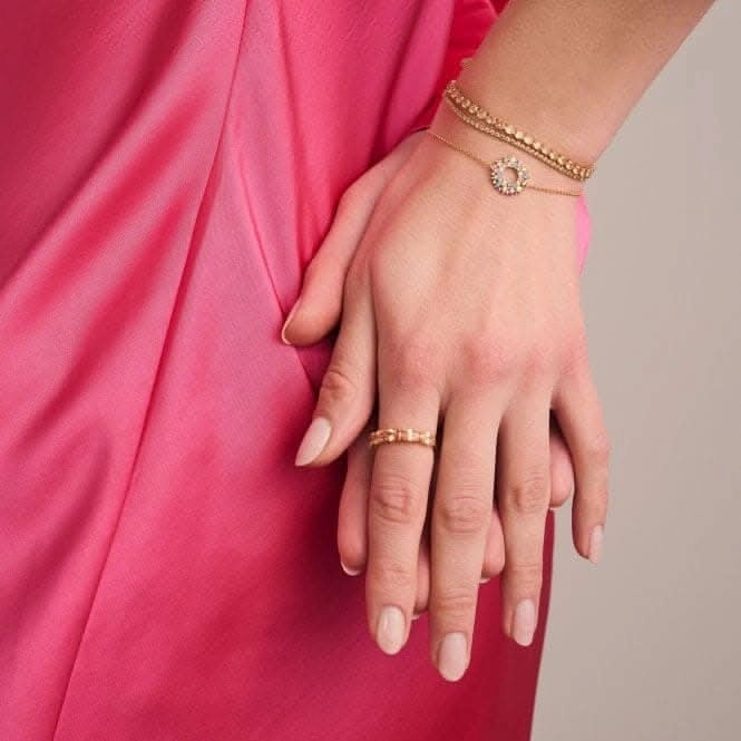 18k Gold Plated Livigno Bracelet SJ-B2366-XCZ-YG