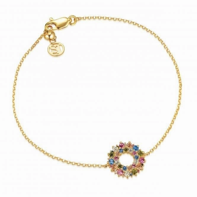18k Gold Plated Livigno Bracelet SJ-B2366-XCZ-YG