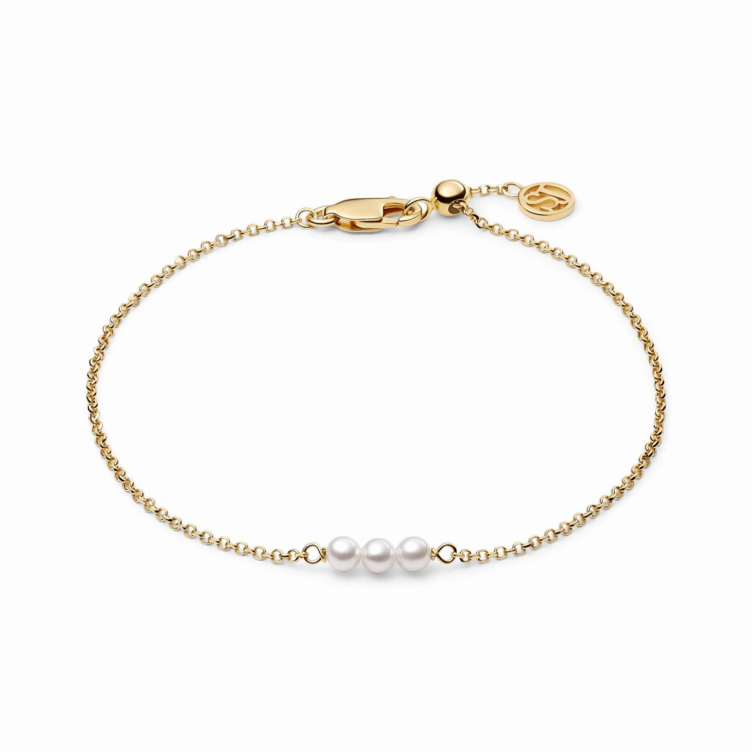 18K Gold Plated Perla Cinque Bracelet SJ-B2735-P-YG
