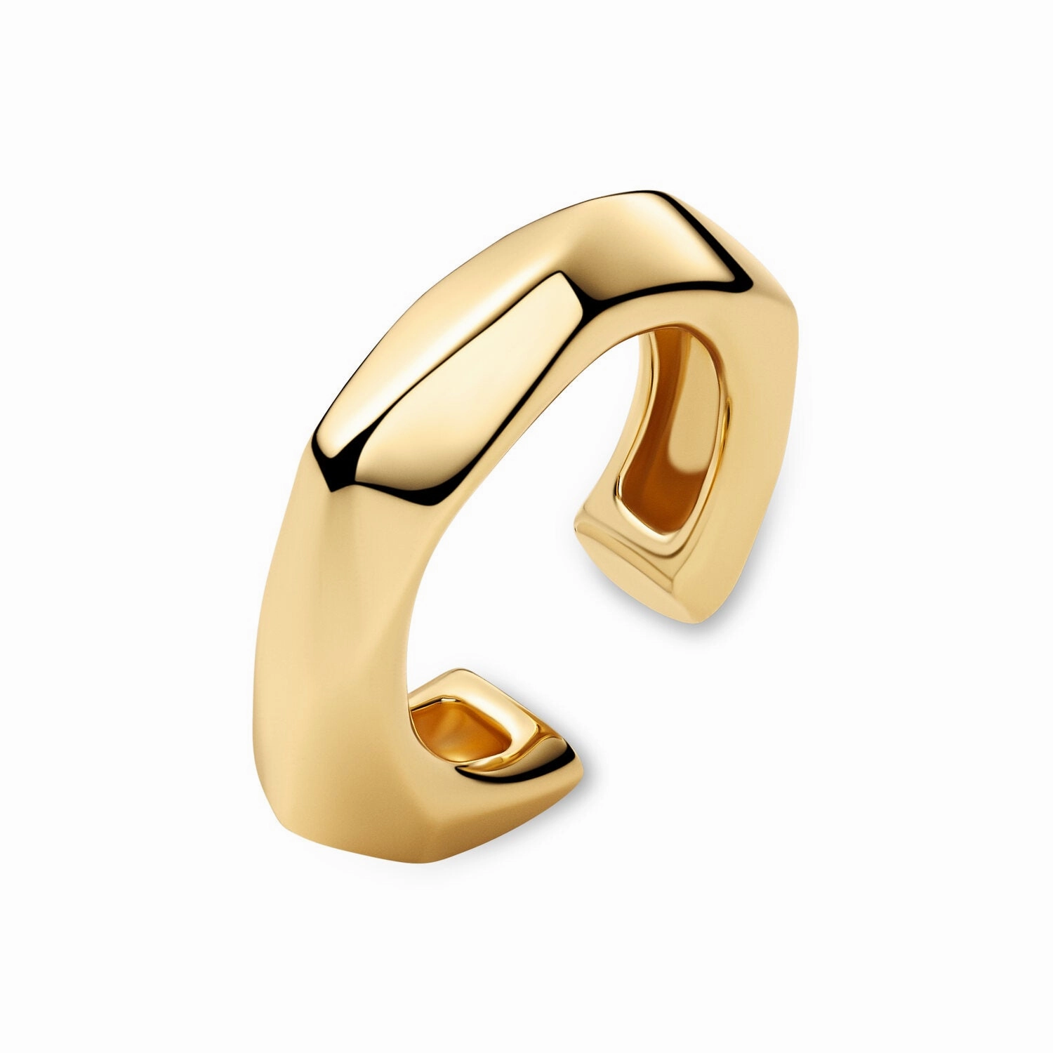 18K Gold Plated Roccia Ear Cuff SJ-E2726-YG