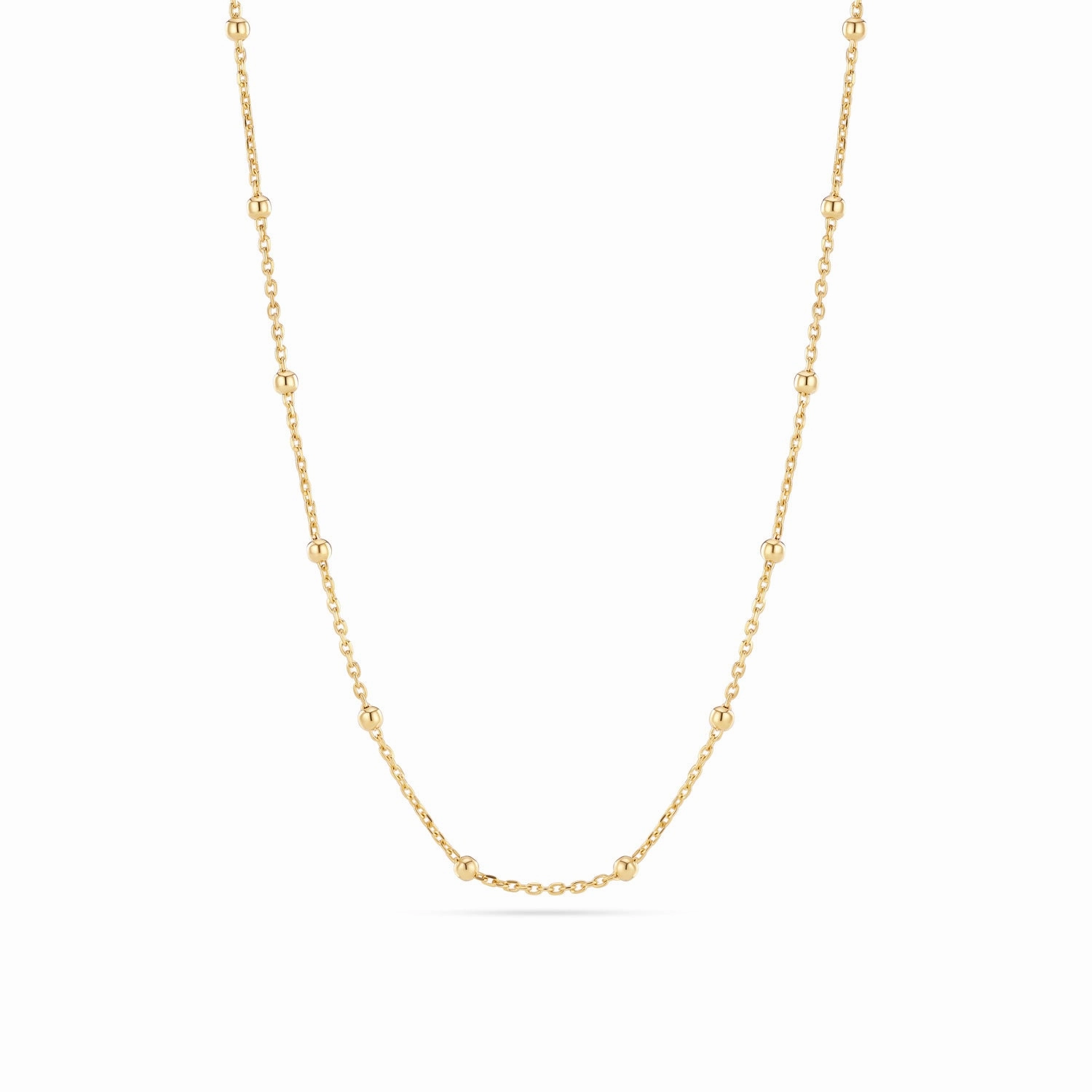 18K Gold Plated Sfere Chain SJ-N2748-YG