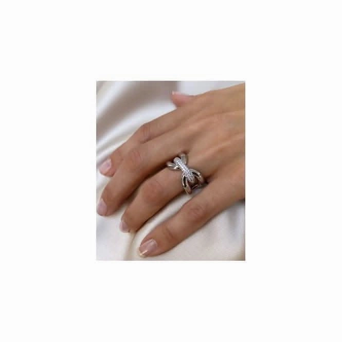 925 Sterling Silver Capri Tre Ring SJ-R62016-CZ-SS