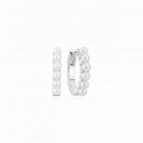 925 Sterling silver Ellera Perla Medio Earrings SJ-E2859-P
