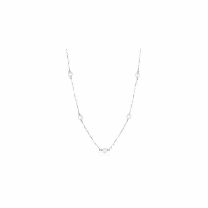925 Sterling Silver Padua Cinque Necklace SJ-N22225-P