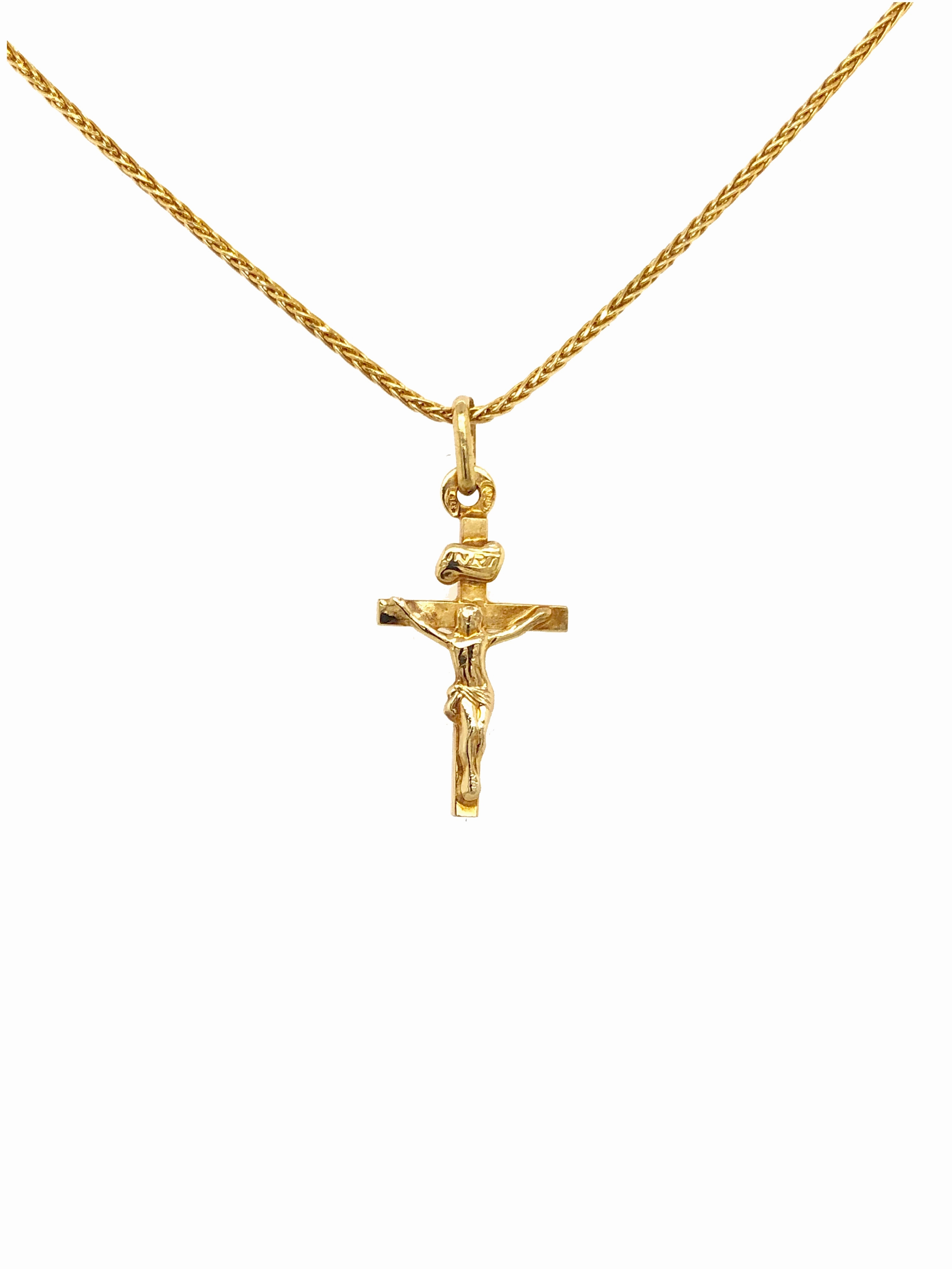 9ct Yellow Gold Crucifix Pendant
