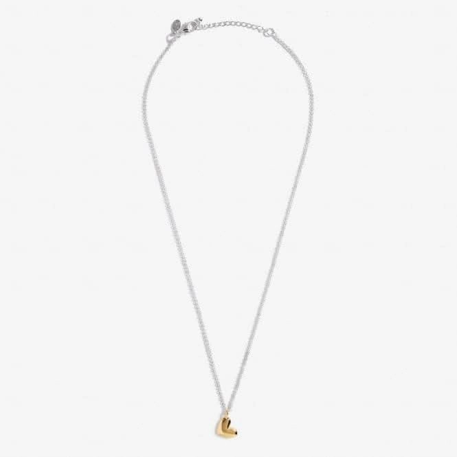 A Little 'Heart Of Gold' Silver 46cm   5cm Extender Necklace 5281