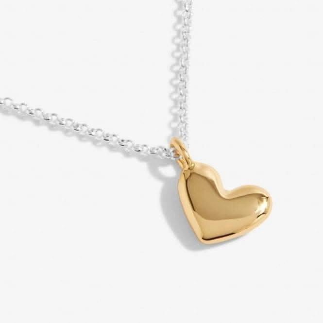A Little 'Heart Of Gold' Silver 46cm   5cm Extender Necklace 5281