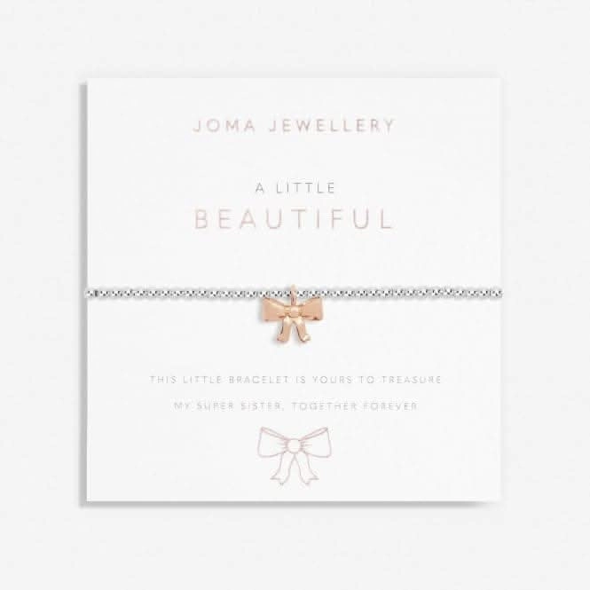 A Little Beautiful Silver Rose Gold Plated 15.5cm Bracelet C722