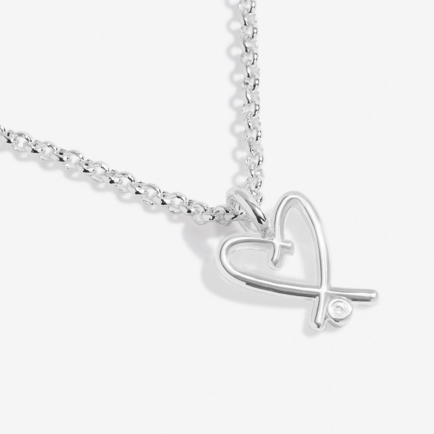 A Little Beautiful Wife Silver Plated Necklace 8687