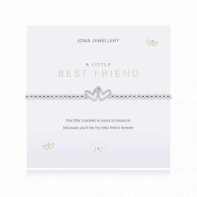 A Little Best Friend Silver 17.5cm Stretch Bracelet 4002