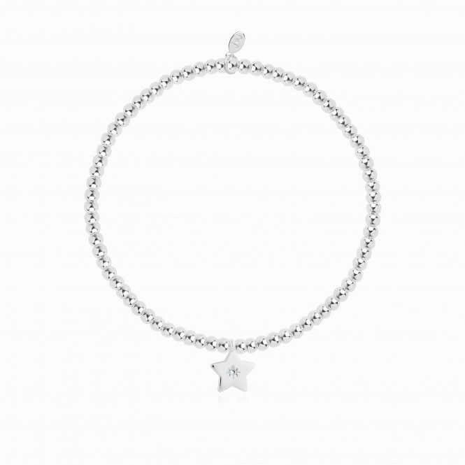 A Little Fabulous Friend Silver 17.5cm Stretch Bracelet 4386