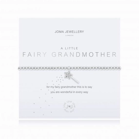 A Little Fairy Grandmother Silver 17.5cm Stretch Bracelet 4357