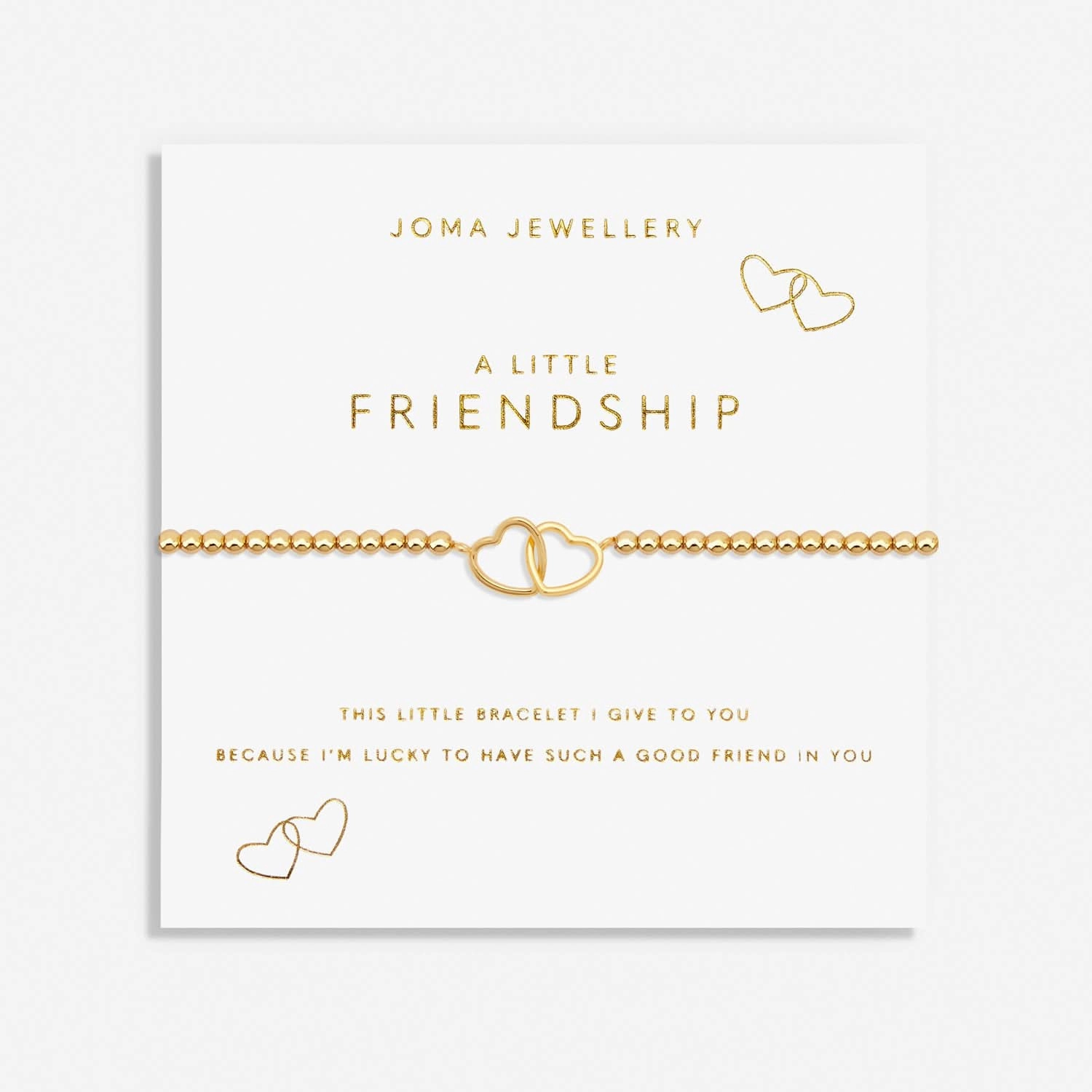 A Little Friendship Gold Plated Bracelet 7589