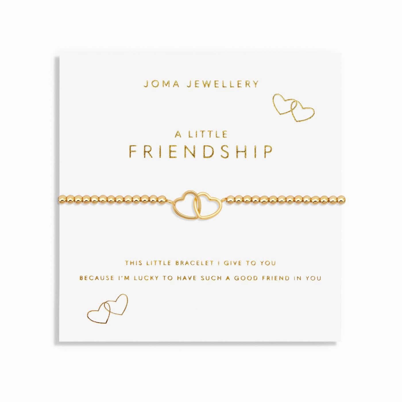 A Little Friendship Gold Plated Bracelet 7589