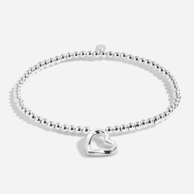 A Little From the Heart Silver Plated 17.5cm Bracelet 7008