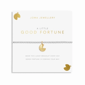 A Little Good Fortune Silver Gold Plated Bracelet 7396