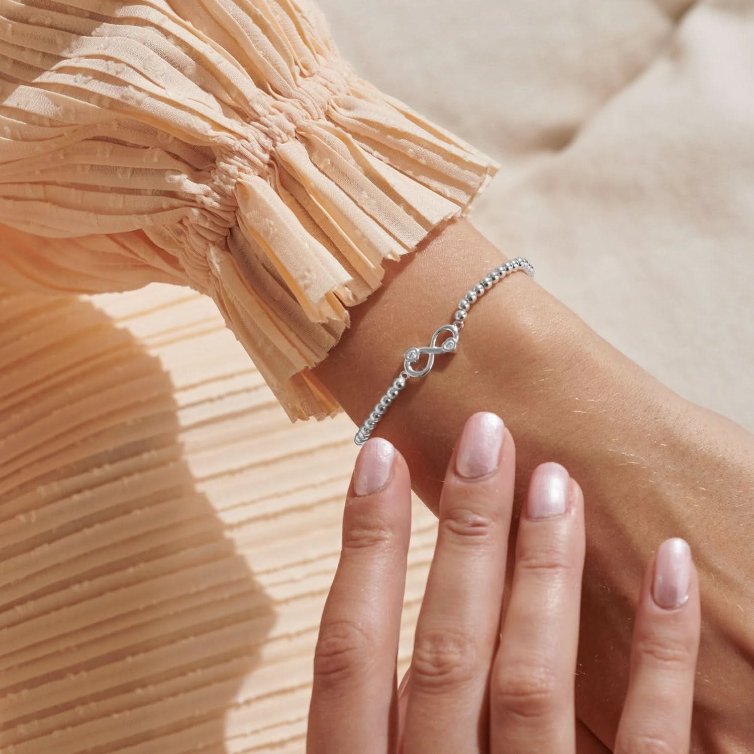 A Little Happiest With You Silver Plated Bracelet 8156