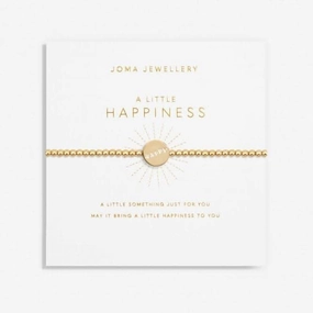 A Little Happiness Gold Plated 17.5cm Stretch Bracelet 6985