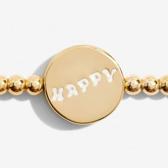 A Little Happiness Gold Plated 17.5cm Stretch Bracelet 6985