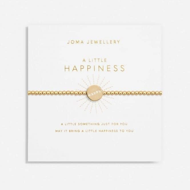 A Little Happiness Gold Plated 17.5cm Stretch Bracelet 6985