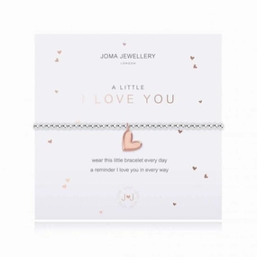 A Little Love You Silver 17.5cm Stretch Bracelet 3886