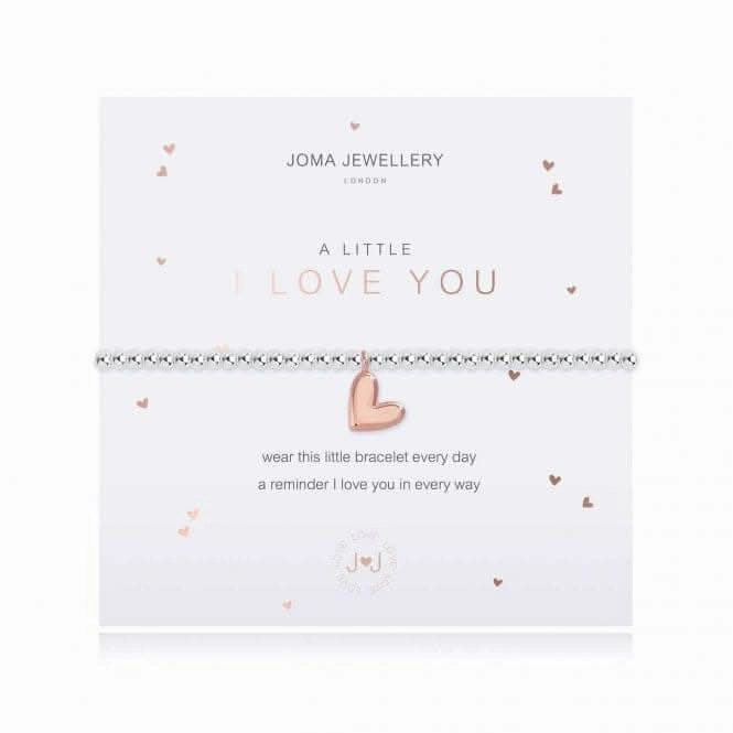 A Little Love You Silver 17.5cm Stretch Bracelet 3886