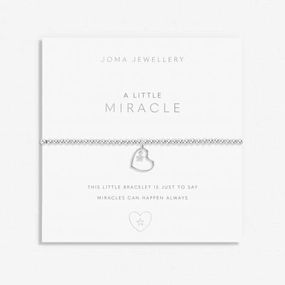 A Little Miracle Silver Plated 17.5cm Bracelet 7007
