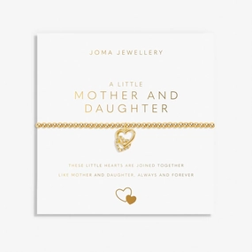 A Little Mother And Daughter Gold Plated Bracelet 8218