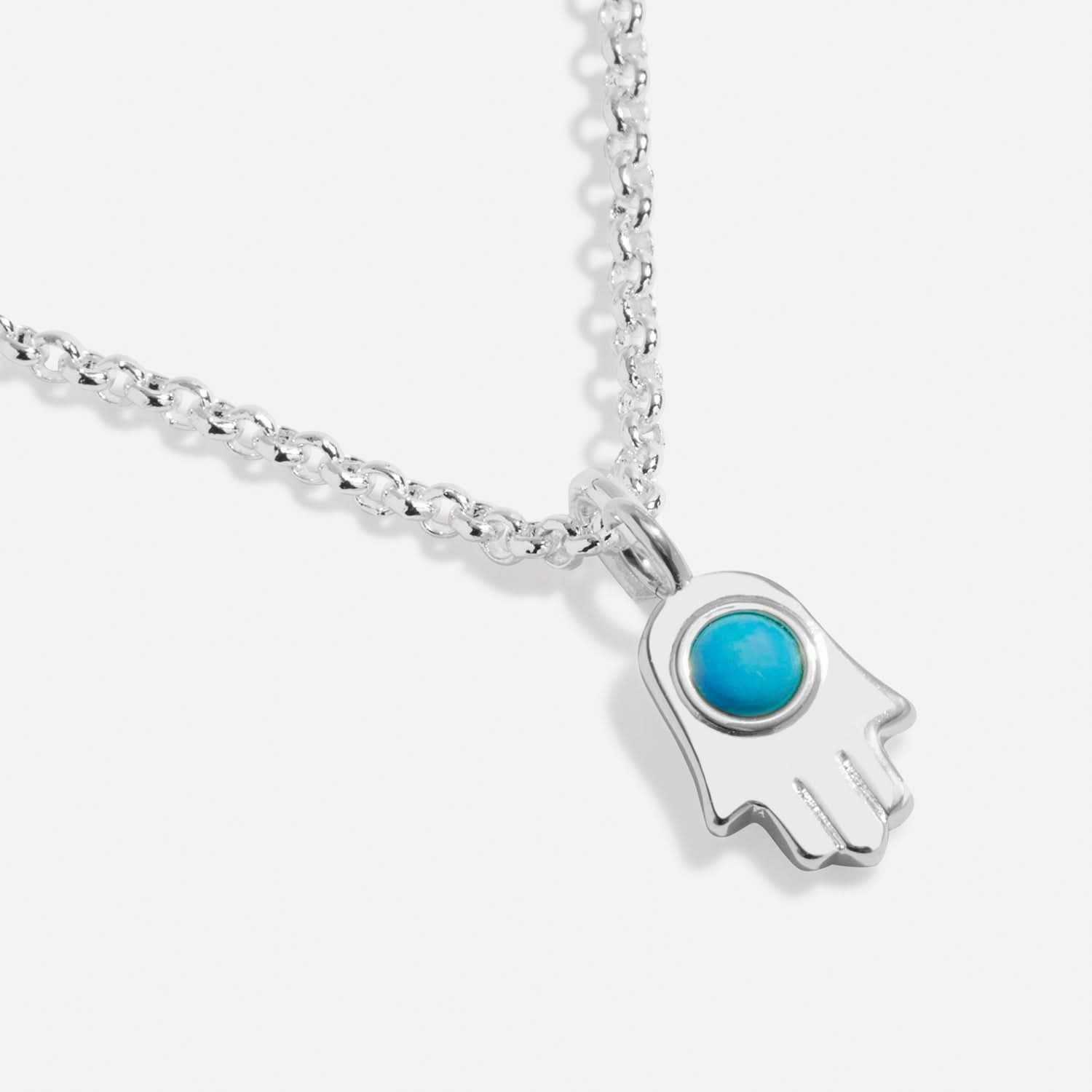 A Little Protection Silver Plated Necklace 8691