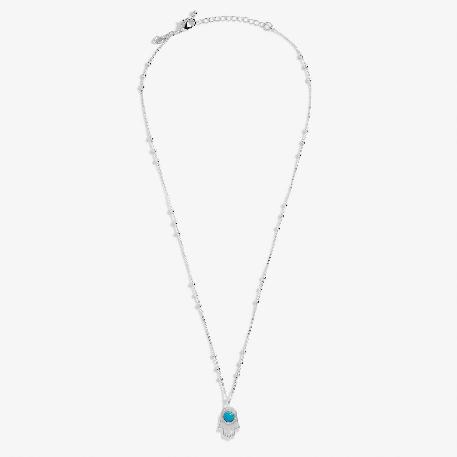 A Little Protection Silver Plated Necklace 8691