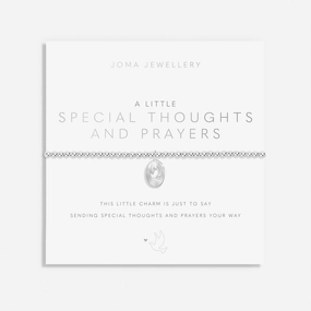 A Little Special thoughts And Prayers Silver Plated Bracelet 8144