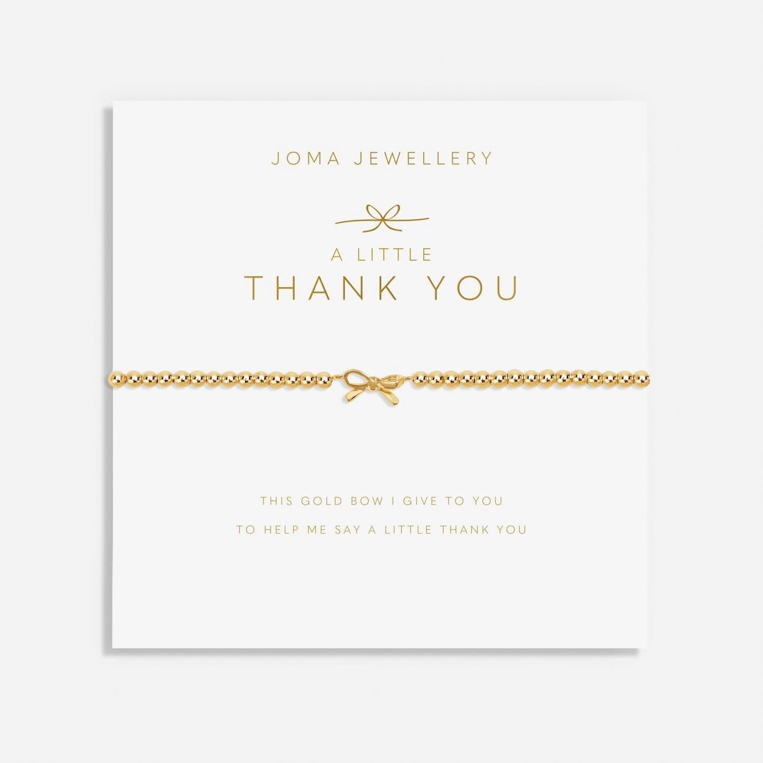 A Little Thank You Gold Plated Bracelet 8223